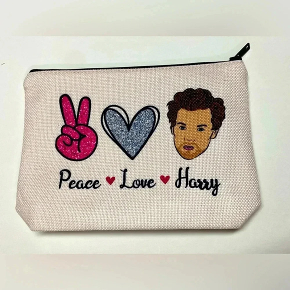 Harry Stlyes - Peace, Love, Harry Makeup /  Cosmetic Bag ✌️ - Picture 4 of 6